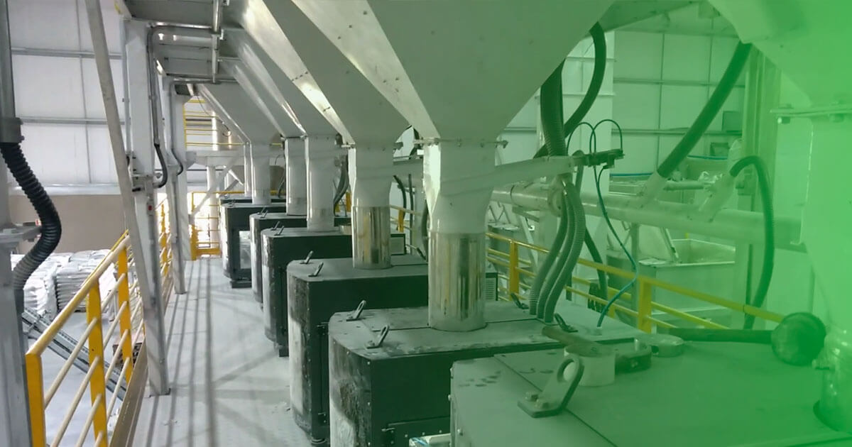 Why does product density vary on the production line