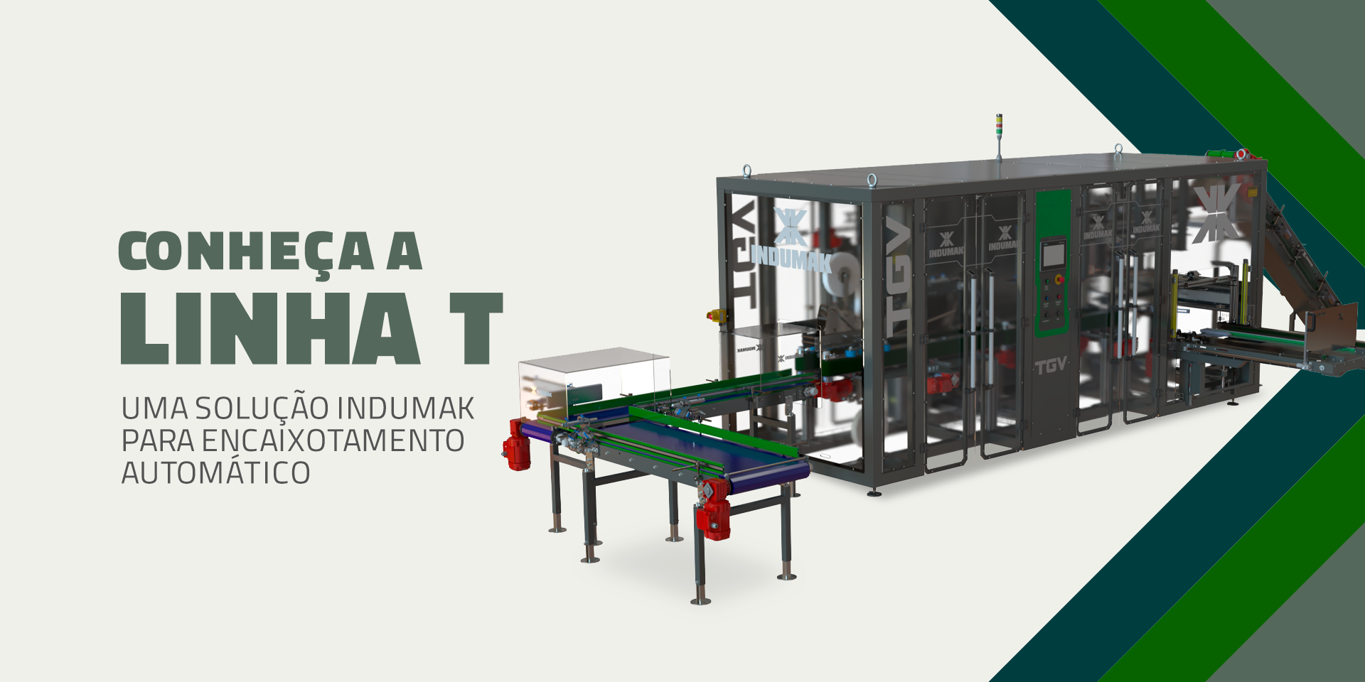 Soluções Indumak para encaixotamento automático.