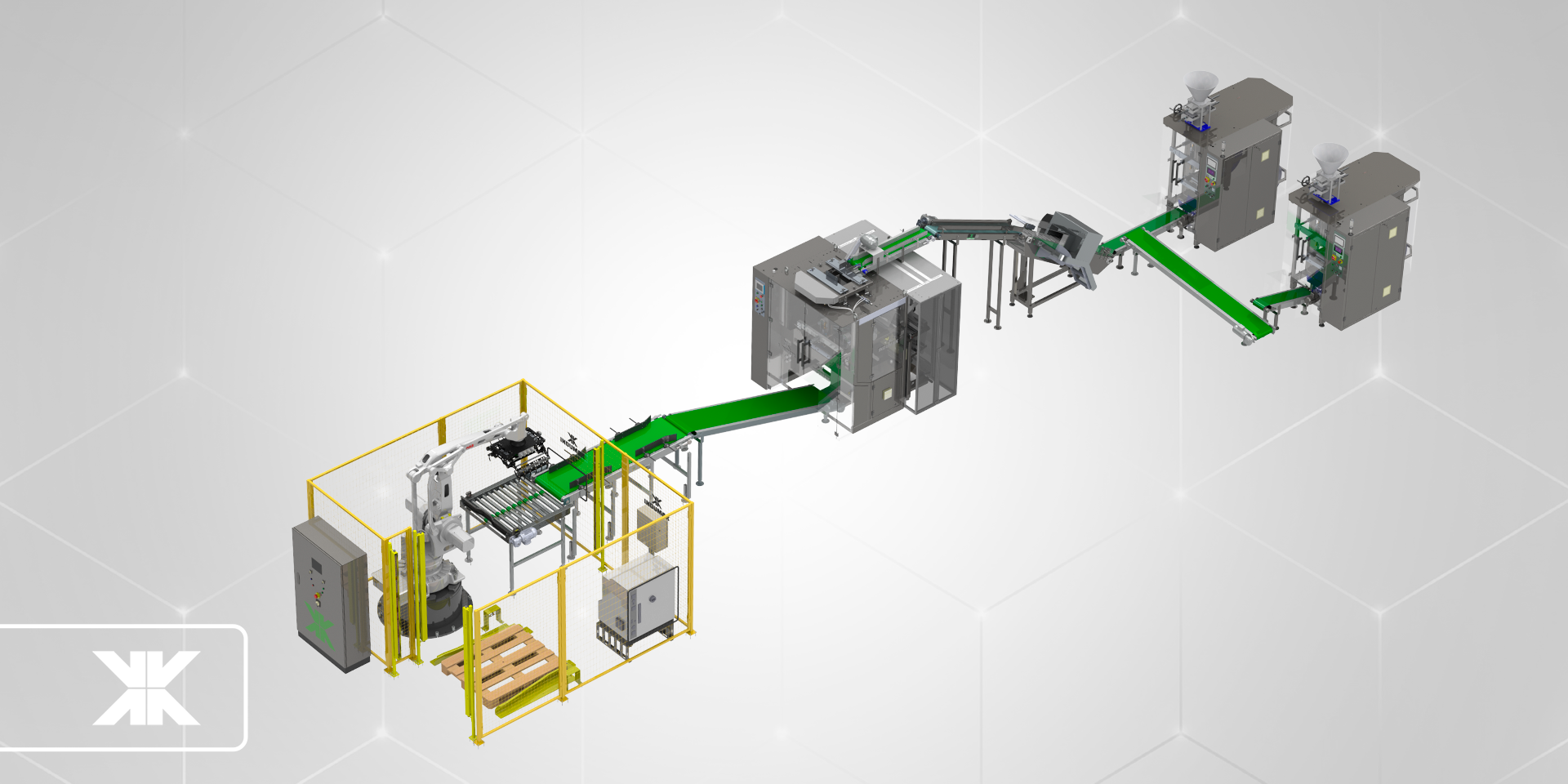 Operation of the palletizing system