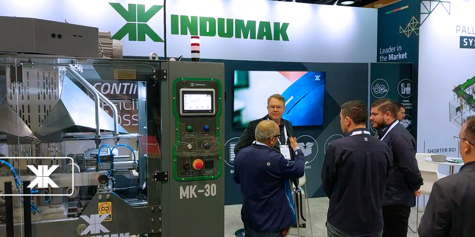 Estande da Indumak na Pack Expo 2024