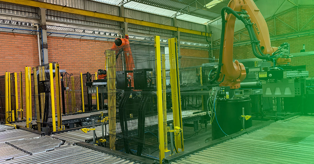 Paletizadores robóticos: expansão acelerada e produtividade real